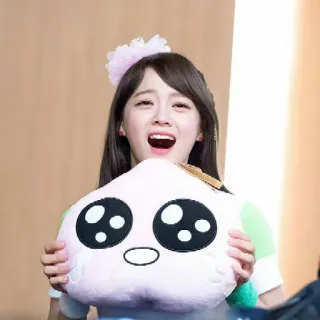 😢 a391c222 mulher, pêssego, ídolo, coreano, fofo, kawaii telegram sticker