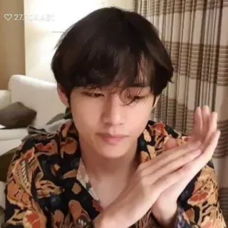 🐺 3941e49a V K-pop, นักร้อง, วี, BTS telegram sticker