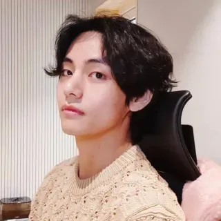 🐺 be45821a คน, ผู้ชาย, ภาพเหมือน, เคป็อป, ผู้ชาย, เสื้อสเวตเตอร์ telegram sticker