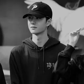 🥀 28f67a28 珍 homem, chapéu, retrato, moletom com capuz, pessoa, casual telegram sticker