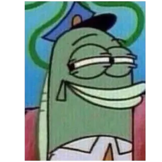 ☺ afe90bec Officer John SpongeBob SquarePants spongebob, fish, officer, cartoon, nickelodeon, police telegram sticker