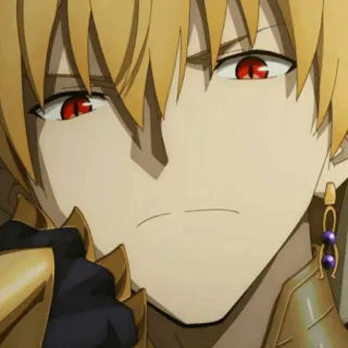 ✨ 40727ea1 Gilgamesh Fate/stay night Anime, König, Heldengeist, Bogenschütze, Diener whatsapp sticker