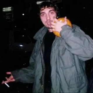 🚬 0a5076ad man, jacket, cigarette, night, outdoors, portrait whatsapp sticker