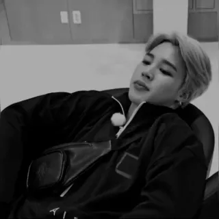 ⛓ 28af049e Jimin kpop, idol, singer, jimin, bts, asian, male, person whatsapp sticker