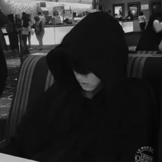 ⛓️ b5d9a4da LA MARQUE AUX 3 BANDES THE BRAND WITH THE 3 STRIPES hoodie, brand, stripes, clothing, fashion, black and white whatsapp sticker