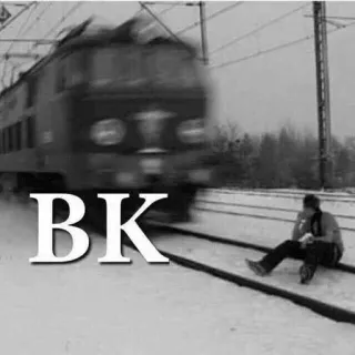 ⚰️ 04316a6b BK tàu hỏa, đường ray, tuyết, nguy hiểm, trắng đen, đường sắt, mùa đông, ngồi telegram sticker