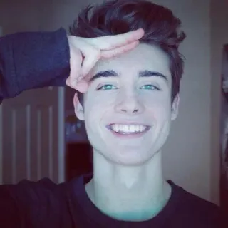 ✋ 3f5957bd đàn ông, chân dung, chào, thiếu niên, nụ cười telegram sticker