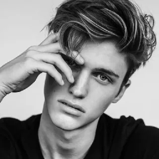 😐 4cb87145 Người mẫu nam, Chân dung, Trắng đen, Thời trang, Thanh niên, Đẹp trai, Phong cách, Tóc telegram sticker