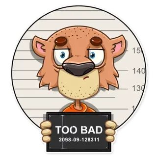 👎 49a02227 TOO BAD
2098-09-128311 telegram sticker