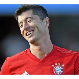 😂 04778ed9 Robert Lewandowski sepak bola, sepak bola, atlet, Lewandowski, olahraga, FC Bayern München telegram sticker
