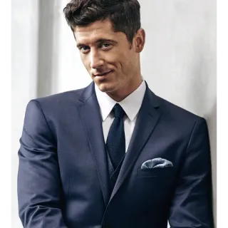 👔 074e2661 Robert Lewandowski pemain sepak bola, atlet, pesepak bola, pria, setelan telegram sticker