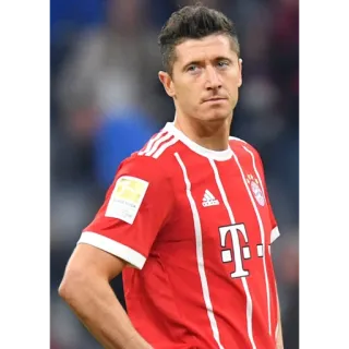 😐 266b07ff Robert Lewandowski Robert Lewandowski, Sepak Bola, Sepak Bola, Olahraga, Atlet, Bayern Munich, Polandia telegram sticker