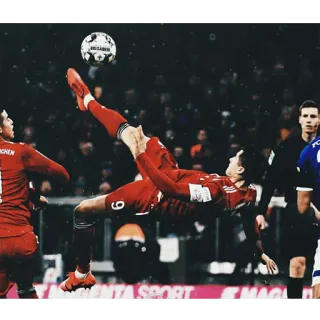 😍 412ebdd0 sepak bola, olahraga, atlet, bola, tendangan telegram sticker