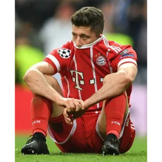 😪 cf4980d9 pemain sepak bola, sedih, atlet, olahraga telegram sticker