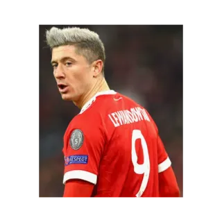 😒 dcbb3998 Robert Lewandowski LEWANDOWSKI sepak bola, atlet, pemain, Lewandowski telegram sticker
