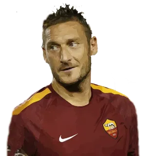 😒 21554dc6 Francesco Totti fútbol, futbolista, atleta, deportes, AS Roma, Totti whatsapp sticker
