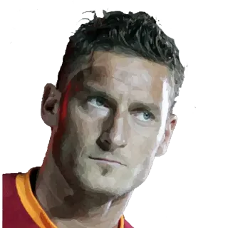 😒 61b654db Francesco Totti fútbol, fútbol, deportes, atleta, Totti whatsapp sticker
