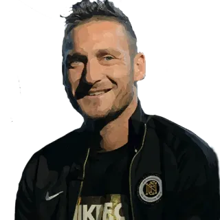 😀 808c4283 Francesco Totti futbolista, deportes, italia, fútbol, AS Roma whatsapp sticker