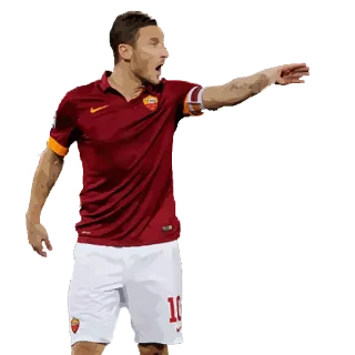 👉 bdc45794 Francesco Totti fútbol, futbolista, atleta, AS Roma, Italia whatsapp sticker