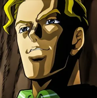 🐈 4fe67d6b Yoshikage Kira JoJo's Bizarre Adventure Anime, Złoczyńca, Zabójca, Kira, Jojo telegram sticker