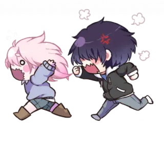 🏃‍♀️ 93df03af Anime, Chibi, Corsa, Cartoni animati, Emozionale, Animato telegram sticker