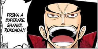 🔝 1ec84eb6 Shanks One Piece PROVA A SUPERARE SHANKS, RORONOA!! 원피스, 샹크스, 로로노아, 애니, 만화 telegram sticker