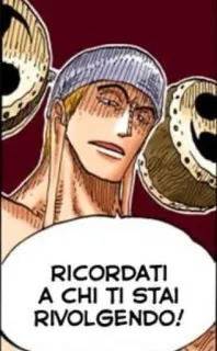 😒 a1587bcc RICORDATI A CHI TI STAI RIVOLGENDO! 애니메이션, 만화, 이탈리아어, 텍스트 telegram sticker