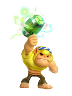 🔨 14a68823 karakter, kartun, palu, sihir, marah telegram sticker