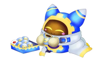 🥐 7ec7b494 Magolor Kirby magolor, kirby, imut, video game, nintendo, kawaii telegram sticker