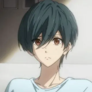 🧃 ba6f164e Anime, Chico, Retrato, Personaje, Arte telegram sticker