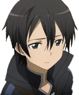 βΉοΈ 5365920e Kirito Sword Art Online anime, manga, kirito, sword art online, video game, avatar telegram sticker
