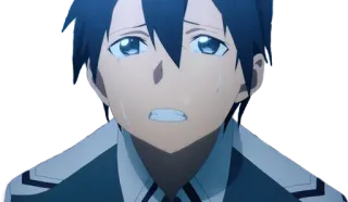 π e157ec56 anime, sad, crying, emotional, manga telegram sticker