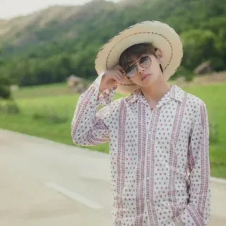 😎 a6035c37 persona, cappello, occhiali da sole, ritratto, uomo whatsapp sticker