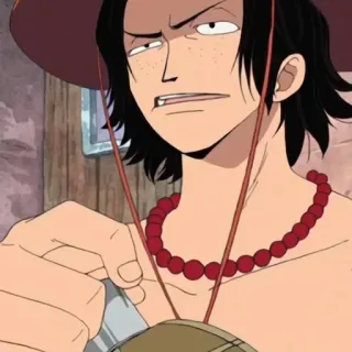 ⛓️ 23ffe565 Ace One Piece アニメ, ワンピース, エース, キャラクター, 漫画 telegram sticker