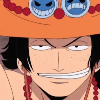⛓️ 842f3f4d Ace One Piece アニメ, ワンピース, エース, 火拳のエース, 海賊, 少年 telegram sticker