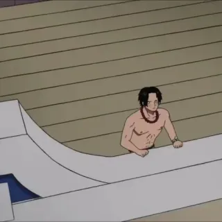 🗝️ ac58bba1 Ace One Piece アニメ, 海賊, 炎, 少年 telegram sticker