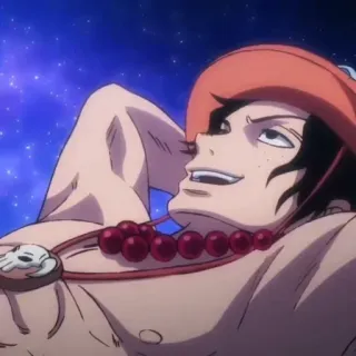 🗝️ aee2b91f Ace One Piece アニメ, ワンピース, ポートガス・D・エース, キャラクター, 漫画 telegram sticker