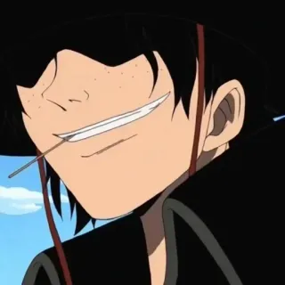 🗝️ de341da6 アニメ, キャラクター, 笑顔, アニメーション, 男性, 帽子 telegram sticker