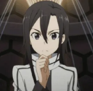 ✨ 42380db7 Kirigaya Suguha Sword Art Online Anime, Personage, Sword Art Online, Suguha Kirigaya, Kirigaya telegram sticker