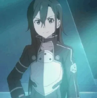 ✨ 4cd00d51 Kirigaya Suguha Sword Art Online Anime, Sword Art Online, Kirigaya Suguha, Suguha, Anime Meisje, Karakter telegram sticker