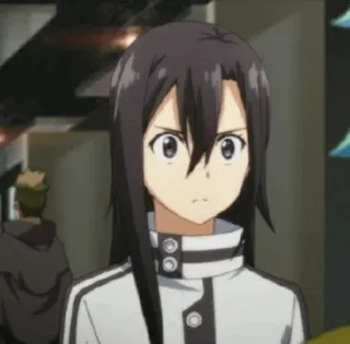 ✨ 4d4b8f02 Kirigaya Suguha Sword Art Online Anime, Personage, Sword Art Online, Suguha, Kirigaya telegram sticker