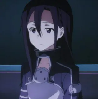 ✨ 632534d2 Yuuki Konno Sword Art Online Anime, Manga, Sword Art Online, Yuuki Konno, Personage, Cartoon telegram sticker