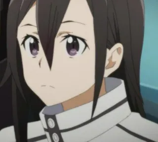 ✨ 64a246af Yuuki Konno Sword Art Online Anime, Personage, Portret, Yuuki Konno, Sword Art Online, Vrouw telegram sticker