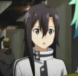 ✨ 6b3de119 Sinon Sword Art Online Anime, Meisje, Personage, Sinon, Sword Art Online, Waifu telegram sticker