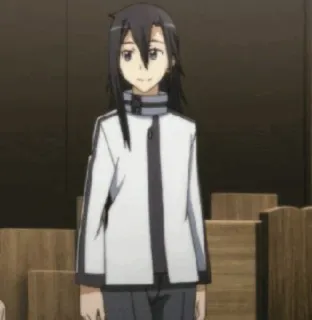 ✨ 6c15e175 Yuki Sword Art Online Anime, Personage, Fictie, Lang haar, Yuki, Sword Art Online telegram sticker