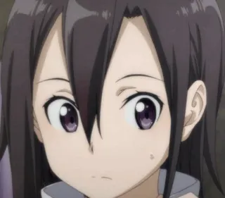 ✨ 6ec027a7 Yuuki Konno Sword Art Online Anime, Personage, Yuuki Konno, Sword Art Online telegram sticker