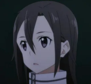 ✨ a2afeaa0 Suguha Kirigaya Sword Art Online Anime, Personage, Suguha Kirigaya, Sword Art Online telegram sticker