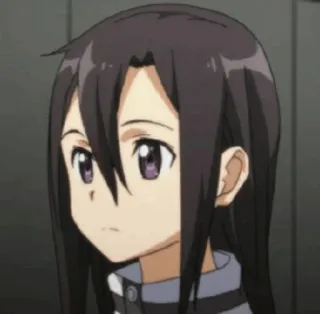 ✨ a560c2aa Kirigaya Suguha Sword Art Online Anime, Personage, Meisje, Sword Art Online, Suguha Kirigaya telegram sticker