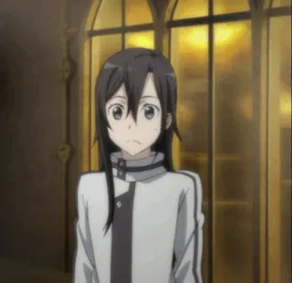 ✨ c3b23433 Kirito Sword Art Online Anime, Karakter, Kirito, Sword Art Online, Illustratie, Man telegram sticker