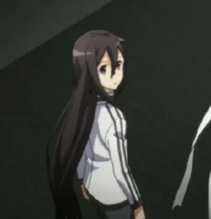 ✨ e75e9b68 Anime, Manga, Animatie, Personage, Vrouwelijk, Lang haar telegram sticker